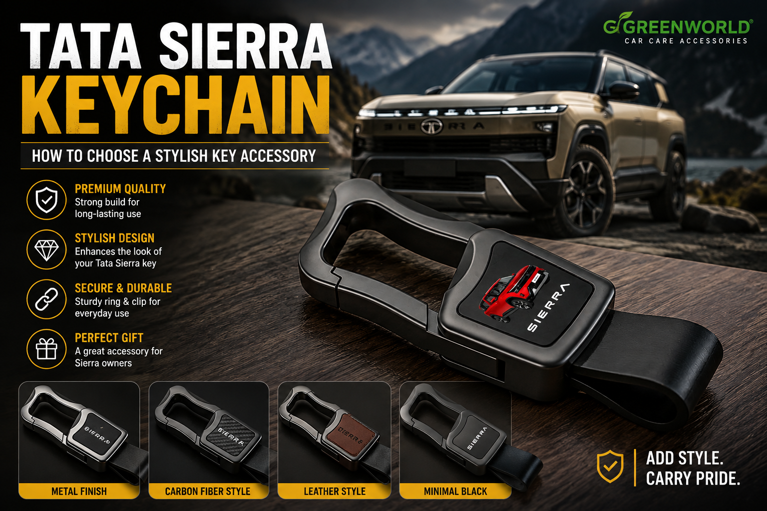Tata Sierra Keychain: How to Choose a Stylish Key Accessory