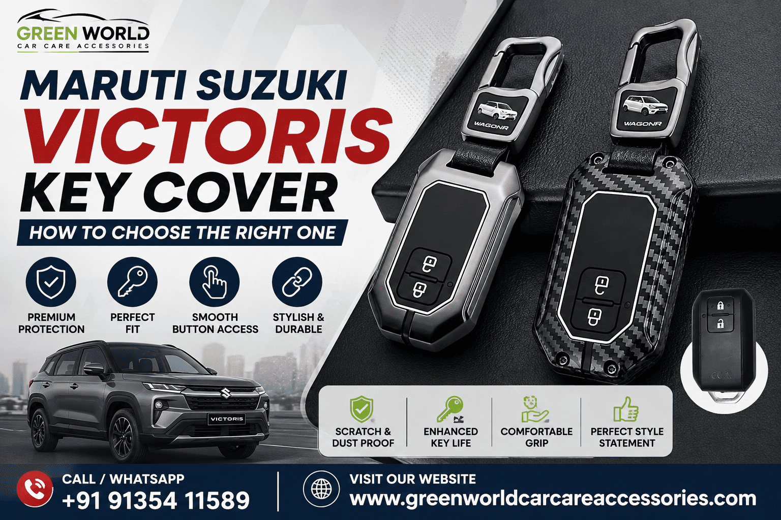 Maruti Victoris Key Cover: How to Choose the Right One
