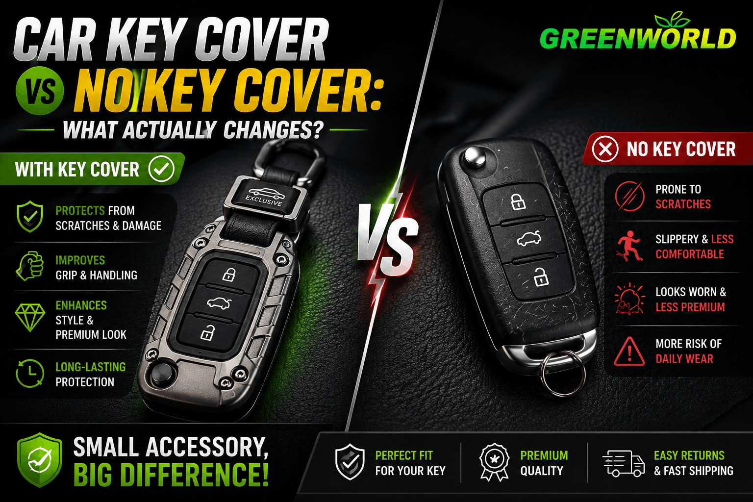 Car Key Cover vs No Key Cover: What Actually Changes?